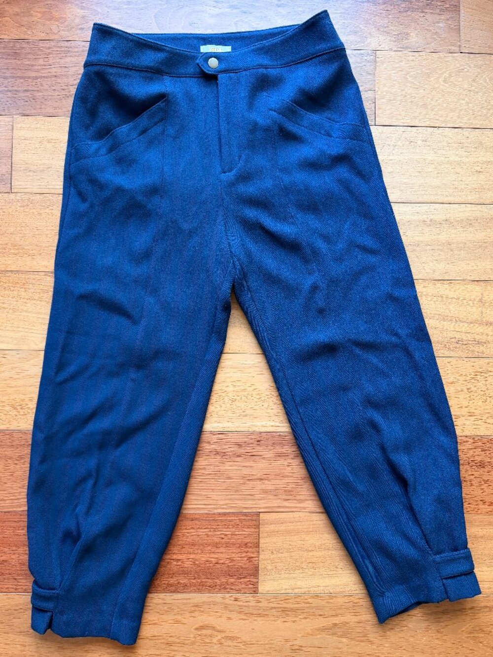 Maeve Anthropologie Herringbone Wide Taper Pant Size 10
